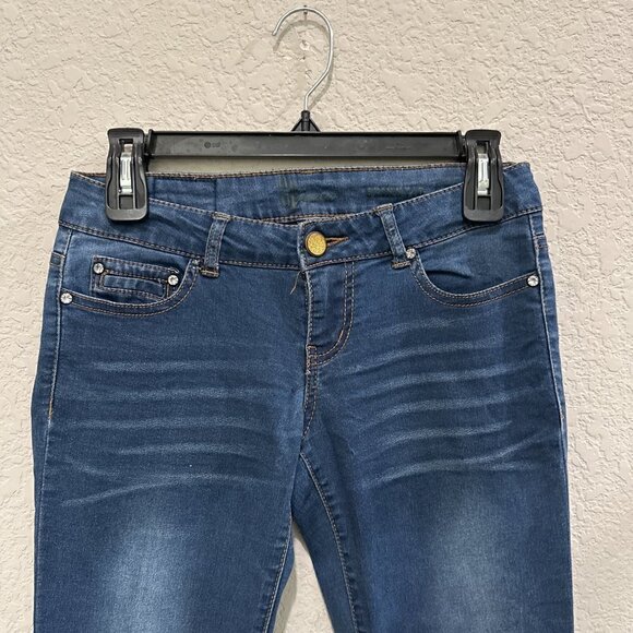 Cp Women's Blue Skinny Jeans Pant Size 0 - Picture 3 of 8